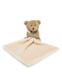 Doudou ours mouchoir - 10 cm - Boite fleur