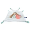 Doudou plat Ours 3 histoires - Blanc
