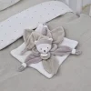 Doudou plat Ours Collector taupe - 24 cm