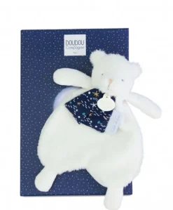 Doudou plat Ours Luminescent - 26 cm - Clair de Lune