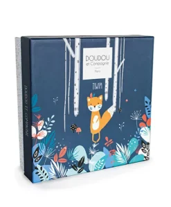 Doudou plat Renard Tiwipi - 23 cm