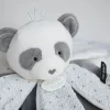 Doudou pétales Panda gris - Attrape-rêves - 26 cm