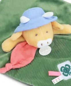Doudou vache - Doudou plat Aneth - 27 cm