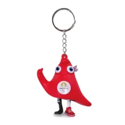 Duo de Porte-clés JO Paris 2024 - Mascotte Olympique et Paralympique - 7 cm