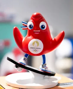 Figurine Mascotte JO Paris 2024- Skateboard