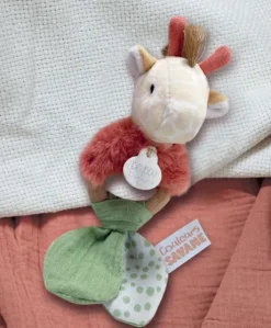 Hochet bébé girafe - 15 cm