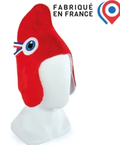 Kit supporter chapeau Phryge - Bonnet phrygien JO paris 2024 - Taille L - Adulte - Fabriqué en France