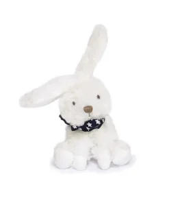 Lapin blanc avec chouchou -12 cm - Modèle aléatoire