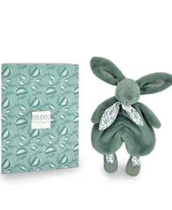 Lapin DOUDOU® - Doudou lapin Vert - 29 cm