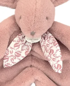 Lapin DOUDOU® - Doudou lapin Rose poudré - 29 cm