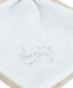 Lapin DOUDOU® - Doudou Lapin mouchoir- 10 cm - Beige