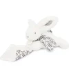 Lapin DOUDOU® - Pantins avec doudou assortis Blanc - 16cm