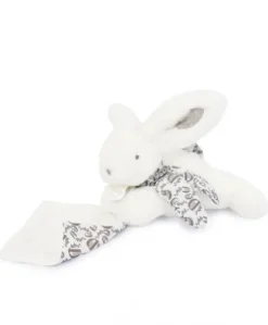 Lapin DOUDOU® - Pantins avec doudou assortis Blanc - 16cm