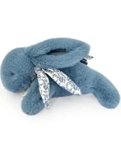 Lapin DOUDOU® - Peluche lapin Bleu - 25 cm
