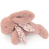 Lapin DOUDOU® - Peluche lapin Rose poudré - 25 cm