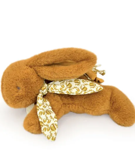 Lapin DOUDOU® Jaune moutarde - Peluche lapin - 25 cm