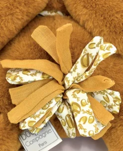 Lapin DOUDOU® Jaune moutarde - Peluche lapin - 25 cm