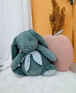 Lapin géant  - LAPIN DOUDOU 42 cm - Vert