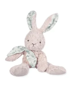 Lapin peluche gris en coton Bio 25 cm
