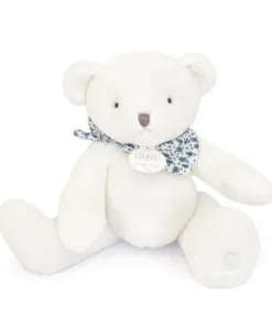 L'Ours Doudou® - Ours en peluche blanc - 25 cm