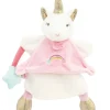 Marionnette à main Licorne rose - 25 cm