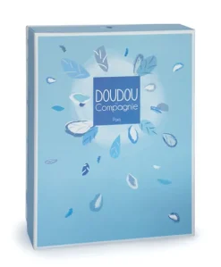 Mini doudou lapin bleu - 20 cm