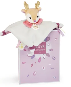 Mini doudou renne beige - 20 cm