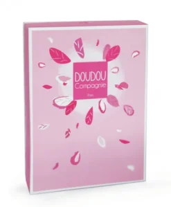 Mini doudou Souris rose - 20 cm