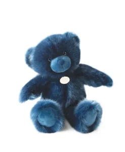 Ours en peluche Bleu Jean - Collection - 37 cm