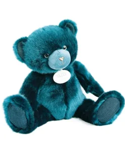 Ours en peluche bleu paon -  Collection - 37 cm