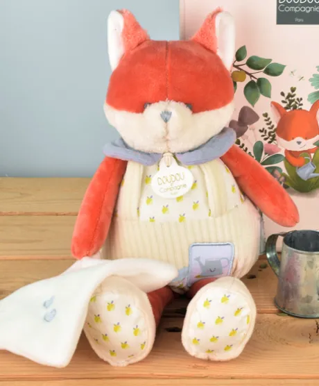 Pantin doudou® Renard - Romarin - 28 cm