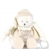 Peluche eveil Bébé Ours Blanc - 30 cm - Collection Anniversaire