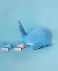 Peluche géante baleine bleue - 60 cm