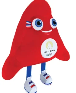 Peluche Géante Mascotte Officielle Jeux Olympiques Paris 2024 - 80 cm