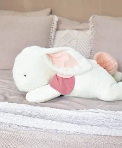 Peluche géante XXL Lapin beige - Happy Boho - 80 cm