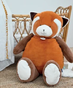 Peluche geante panda roux - 100 cm