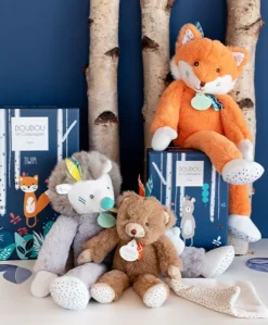 Peluche Hérisson gris Tiwipi - 30 cm