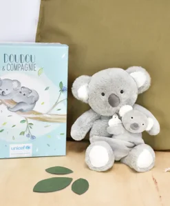 Peluche koala avec Bébé - 25 cm - Unicef