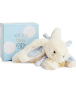 Peluche Lapin Bonbon Bleu - 25 cm
