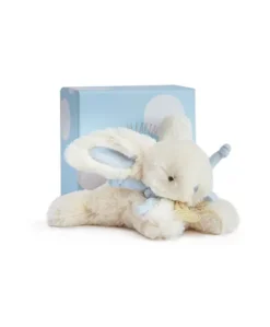 Peluche Lapin Bonbon Bleu - 16 cm