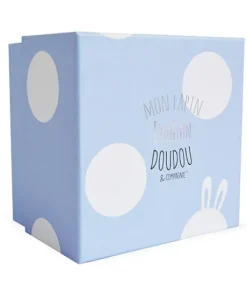 Peluche Lapin Bonbon Bleu - 20 cm