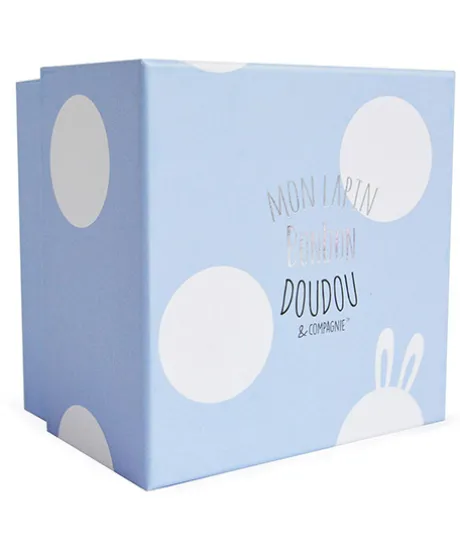 Peluche Lapin Bonbon Bleu - 20 cm