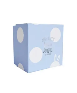 Peluche Lapin Bonbon Bleu - 16 cm