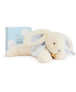 Peluche Lapin Bonbon Bleu - 30 cm