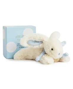 Peluche Lapin Bonbon Bleu - 20 cm