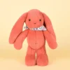Peluche lapin orange 25 cm - Lapin Fleurette