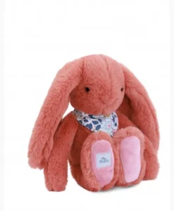 Peluche lapin orange 25 cm - Lapin Fleurette