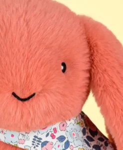 Peluche lapin Orange Terracotta 35 cm - Lapin Fleurette