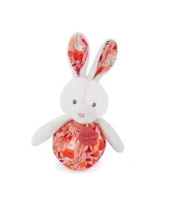 Peluche lapin Pâques pop-up - Rose pale