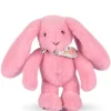 Peluche lapin rose 25 cm - Lapin Fleurette
